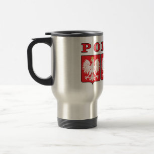 Taza De Viaje Escudos de Águila de Polonia
