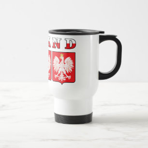 Taza De Viaje Escudos de águila de Polonia