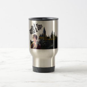 Taza De Viaje Escuela Hogwarts de Magia - tembu Escudo retro
