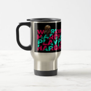 Taza De Viaje Esencial para la motivación del cráneo duro de tra