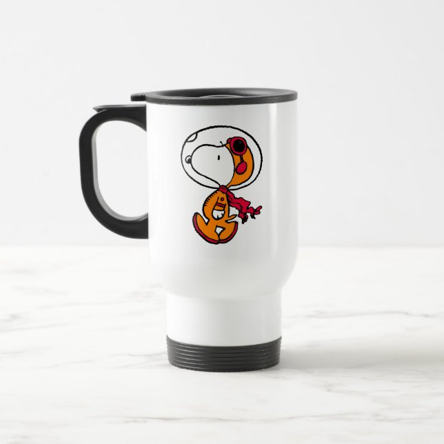 Taza De Viaje ESPACIO | Astronauta Snoopy (Izquierda)