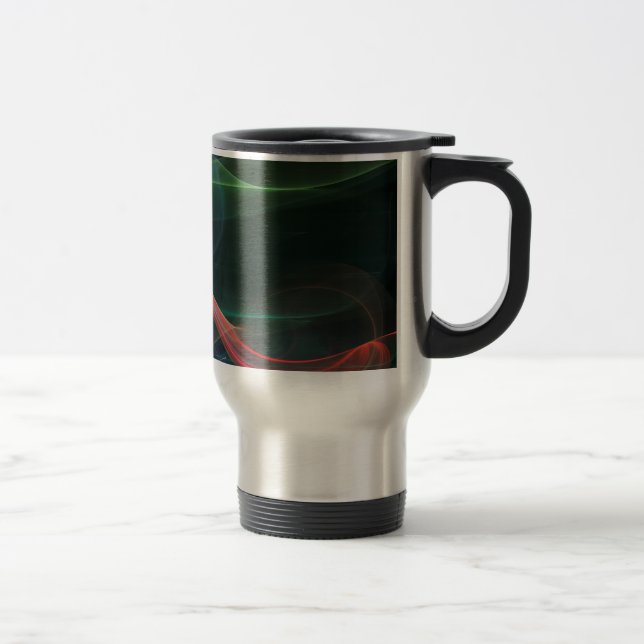 Taza De Viaje Espacio de Arte Abstracto (Derecha)