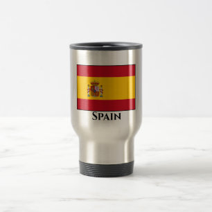 Taza De Viaje España (Español) Bandera Travel Mug