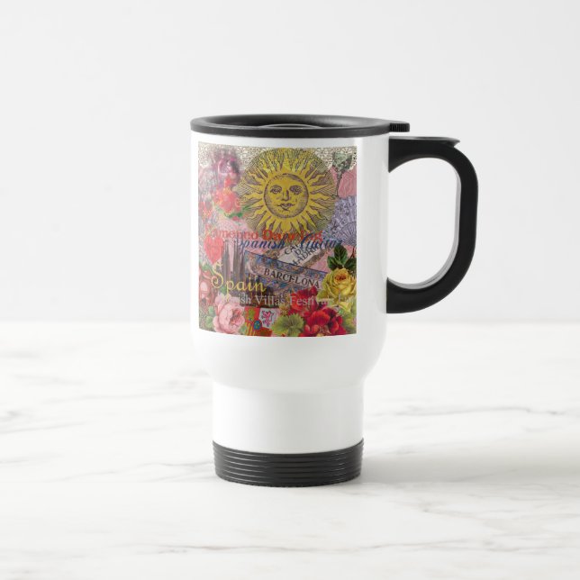 Taza De Viaje España Sunshine español Travel Art (Derecha)