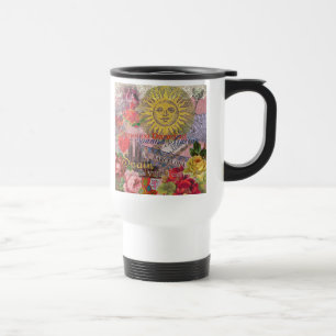 Taza De Viaje España Vintage Sol Viaje Collage Retro Europa