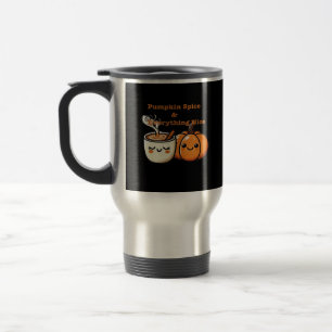 Taza De Viaje Especie de calabaza y todo bueno - Caída del otoño