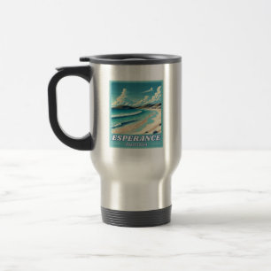 Taza De Viaje Esperanza en Australia Occidental Retro Skyline