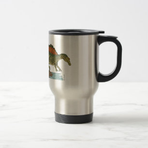 Taza De Viaje Espinosaurio de Dinosaurio Cretácico