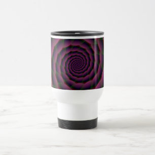 Taza De Viaje Espiral de cuerdas en rojo morado y verde