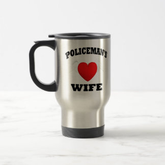 Taza De Viaje Esposa del policía