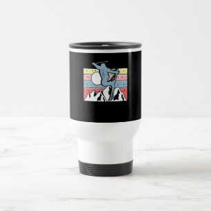 Taza De Viaje Esquí Retro