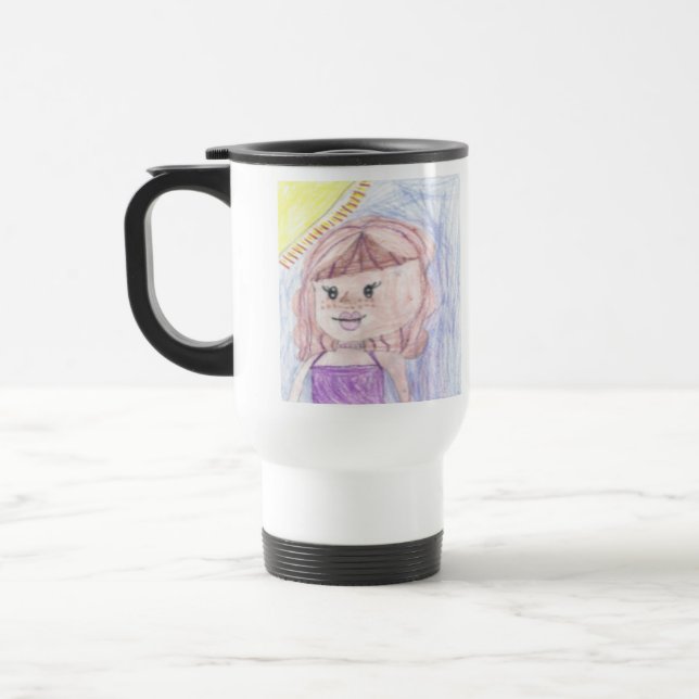 Taza De Viaje Estar orgulloso de que su hijo añada obras de arte (Izquierda)