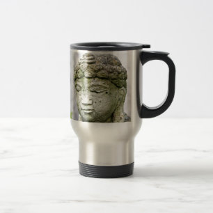 Taza De Viaje Estatua de cabeza de Buda