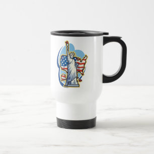 Taza De Viaje Estatua De Liberty Travel Mug