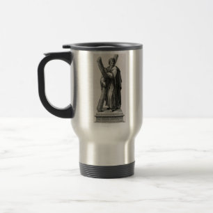 Taza De Viaje Estatua de San Andrés Apóstol con cruz