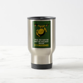 Taza De Viaje Este dispositivo significa a infantes de marina de