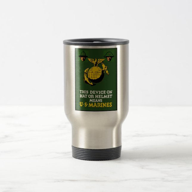 Taza De Viaje Este dispositivo significa a infantes de marina de (Centro)