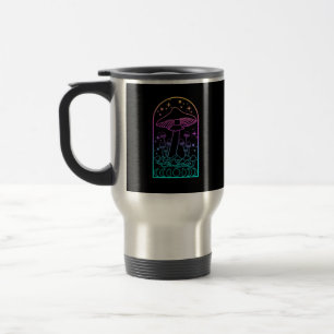 Taza De Viaje Estética Cottagecore Goblincore Hongos Academia