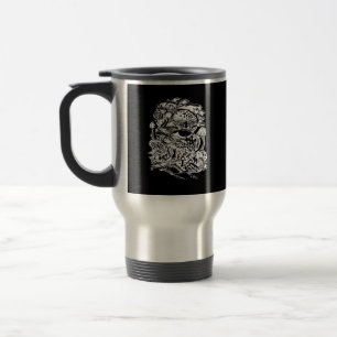 Taza De Viaje Estética Cottagecore Rana Hongo Goblincore Cre