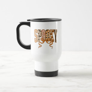 Taza De Viaje Estética de Halloween Coquette Espeluznante-66166