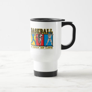Taza De Viaje Estilo de Vida de Béisbol