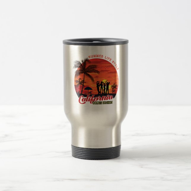 Taza De Viaje Estilo de vida de verano (Centro)
