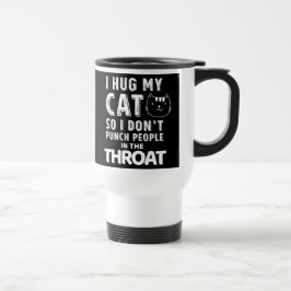 Taza De Viaje Estilo del gato del vintage - regalo de los