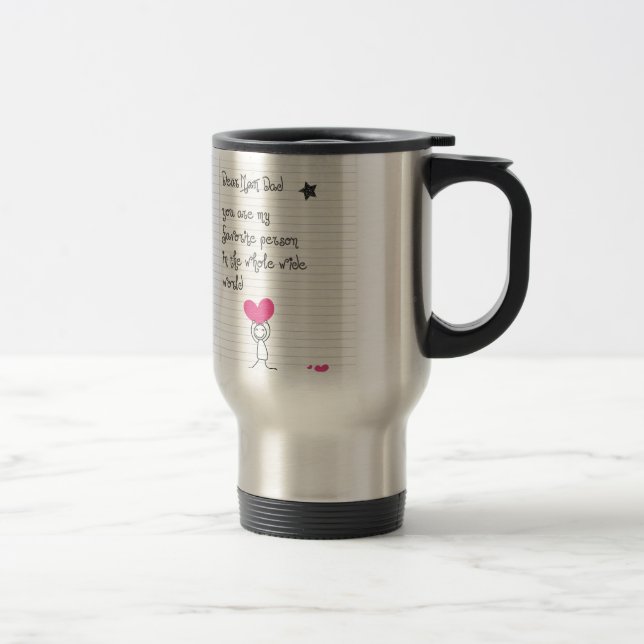 Taza De Viaje Estimado papá (Derecha)