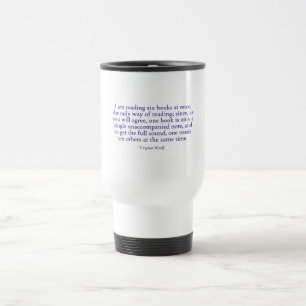 Taza De Viaje Estoy leyendo seis libros inmediatamente