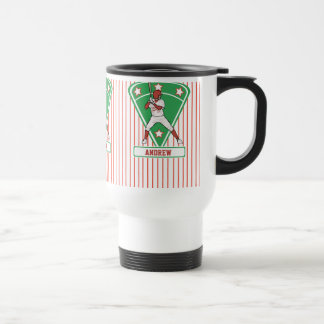 Taza De Viaje Estrella de Batalla de Béisbol Personalizada Red