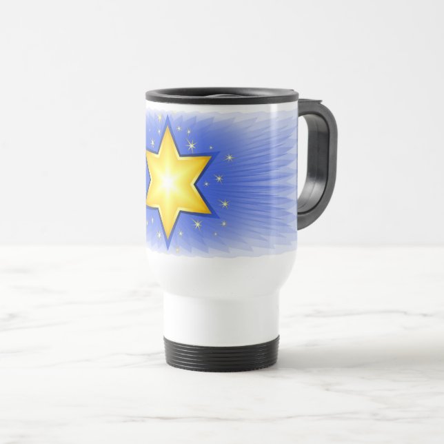 Taza De Viaje Estrella de David (Anverso derecho)