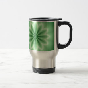 Taza De Viaje Estrella de resumen verde