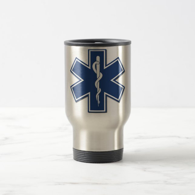 Taza De Viaje Estrella del ccsme de la vida (Centro)