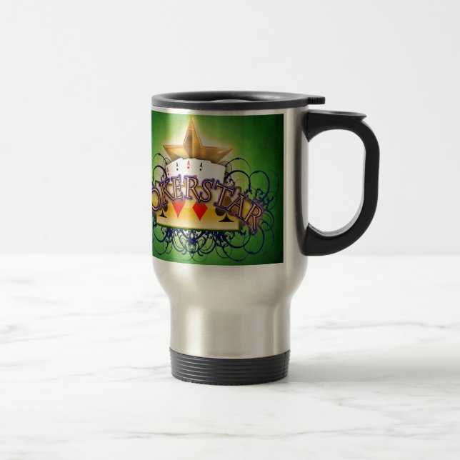 Taza De Viaje estrella del póker (Derecha)
