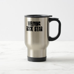 Taza De Viaje Estrella del rock de la soldadura