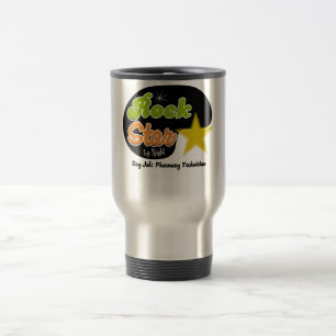 Taza De Viaje Estrella del rock por noche - técnico de la
