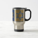 Taza De Viaje Estrella Judaica De David Metalizado Gold Blue<br><div class="desc">Está viendo la colección de diseño de Lee Hiller. Coleccionista,  ropa,  regalos y objetos de colección Lee Hiller Photography o colección de arte digital. Puedes ver su fotografía de la naturaleza en http://HikeOurPlanet.com/ y seguir su blog de senderismo dentro del Parque Nacional de Hot Springs.</div>
