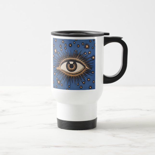 Taza De Viaje Estrellas oculares Luna Celeste Nouveau (Derecha)