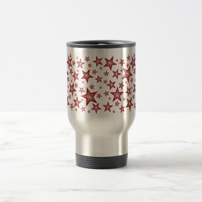 Taza De Viaje Estrellas rojas (Centro)
