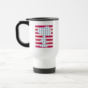 Taza De Viaje Estrellas y rayas de época sonora