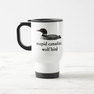 Taza De Viaje Estúpida historia de romance de hockey de Pájaro L