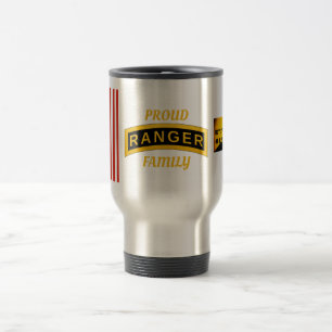 Taza De Viaje Etiqueta de la escuela del guardabosques del
