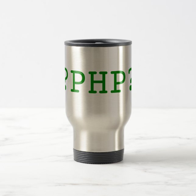 Taza De Viaje Etiquetas del PHP (Centro)