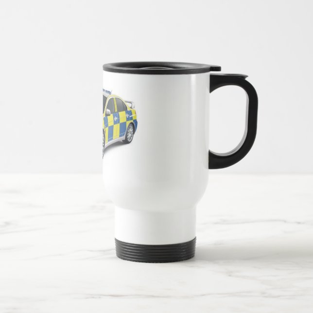 Taza De Viaje evo x del lancero de mitsubishi de la policía (Derecha)