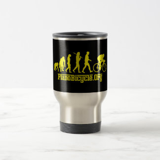 Taza De Viaje Evolución de ciclo del jersey amarillo amarillo de