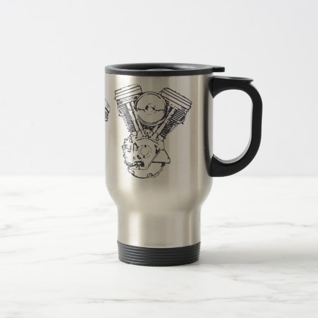 Taza De Viaje Evolución de Harley V-Gemela (Derecha)