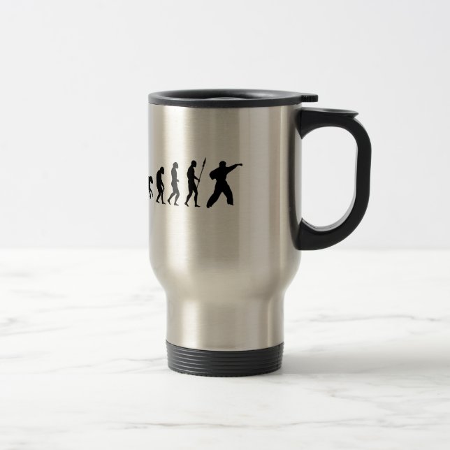 Taza De Viaje evolución de punch de karate (Derecha)