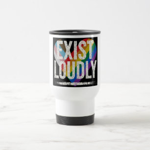 Taza De Viaje Existir con fuerza – Valiente y sin disculpas