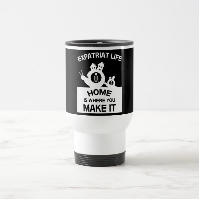 Taza De Viaje Expatriados Expatriados En El Extranjero Familias  (Centro)