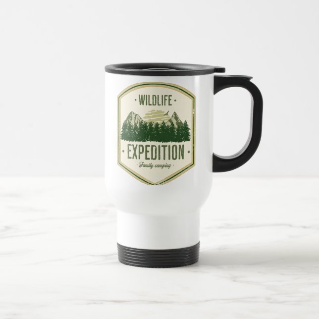 Taza De Viaje Expedición de vida salvaje vacaciones al aire libr (Derecha)